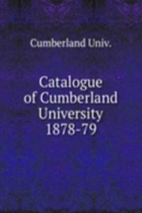 Catalogue of Cumberland University