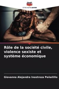 Rôle de la société civile, violence sexiste et système économique