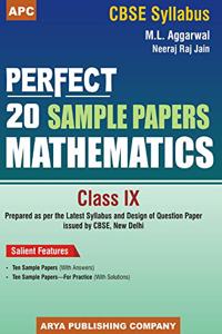 Perfect 20 Sample Papers Mathematics Class- IX (2019T-20 Session)