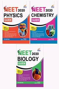 Crack NEET 2020 Physics, Chemistry & Biology (set of 3 books) - 7th Edition