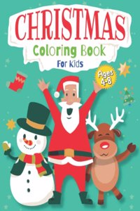 christmas coloring book for kids ages 4-8