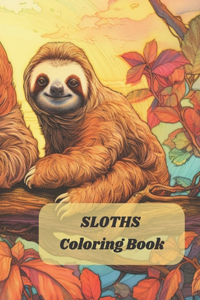 Sloths Relaxing And Calming Coloring Book for Adults