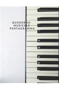Quaderno Musicale Pentagramma