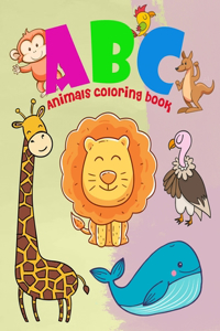 ABC animals coloring book