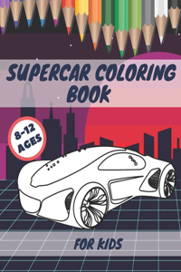 Supercar Coloring Book For Kids