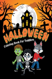 Halloween Coloring Book for Toddlers