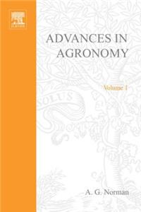 Advances in Agronomy Volume 1