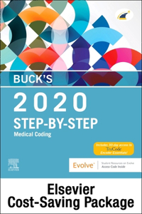 2020 Step by Step Medical Coding Textbook, 2020 Workbook for Step by Step Medical Coding Textbook, Buck's 2021 ICD-10-CM Physician Edition, 2020 HCPCS Professional Edition, AMA 2020 CPT Professional Edition Package