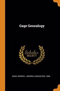 Gage Genealogy