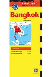 Bangkok Travel Map Sixth Edition