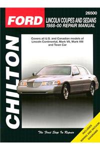 Lincoln Coupes and Sedans, 1988-00