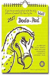 Dodo Wall Pad 2017 - Calendar Year Wall Hanging Week to View Calendar Organiser