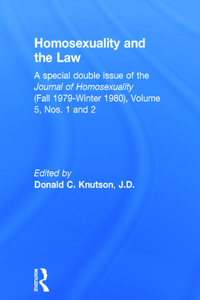 Homosexuality and the Law