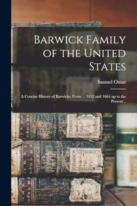 Barwick Family of the United States