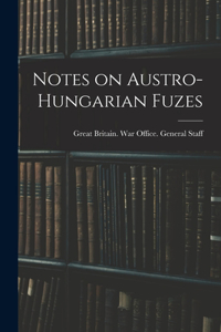 Notes on Austro-Hungarian Fuzes