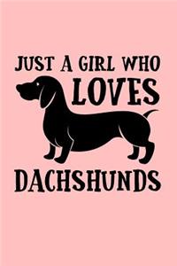 Just a girl Who Loves Dachshunds