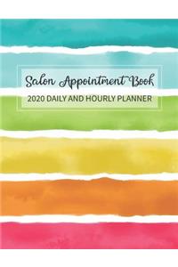 Salon Appointment Book 2020 Daily and Hourly Planner