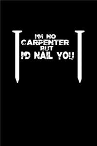 I'm no carpneter but I'd nail you