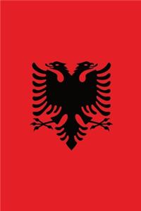 Albania Travel Journal - Albania Flag Notebook - Albanian Flag Book