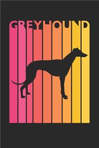 Greyhound Journal - Vintage Greyhound Notebook - Gift for Greyhound Lovers