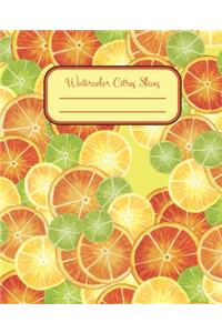 Watercolor Citrus Slices