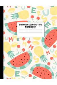 Primary Composition Notebook