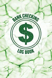 Bank Checking Log Book