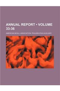 Annual Report (Volume 33-36)