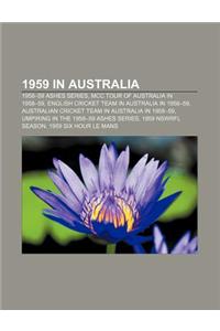 1959 in Australia