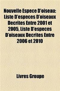 Nouvelle Espce D'Oiseau