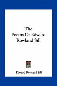 Poems of Edward Rowland Sill