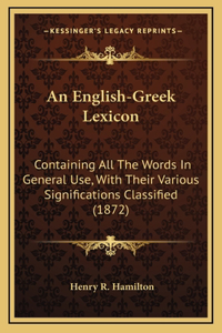 An English-Greek Lexicon