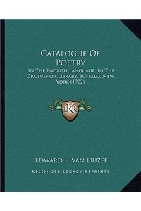 Catalogue Of Poetry