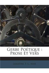 Gerbe Poétique
