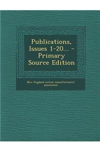 Publications, Issues 1-20...