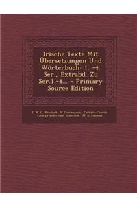 Irische Texte Mit Ubersetzungen Und Worterbuch