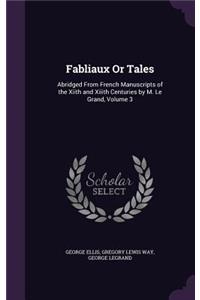 Fabliaux Or Tales