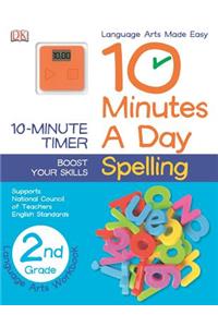 10 Minutes a Day: Spelling, Second Grade