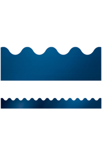 Sparkle and Shine Royal Blue Foil Scalloped Borders