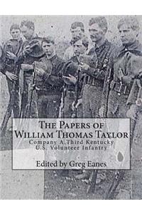 Papers of William Thomas Taylor