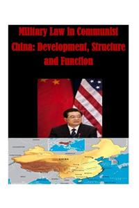 Military Law in Communist China