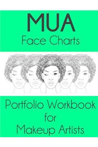 MUA Face Charts Portfolio Workbook for Makeup Artists