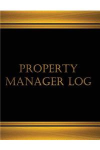 Property Manager (Log Book, Journal - 125 pgs, 8.5 X 11 inches)