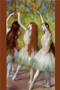 ''Dancers in Green'' by Edgar Degas