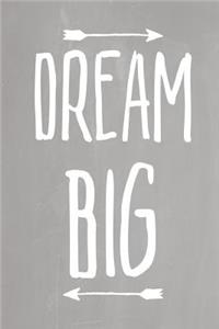 Pastel Chalkboard Journal - Dream Big (Grey)