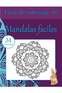 Livre de coloriage mandalas faciles