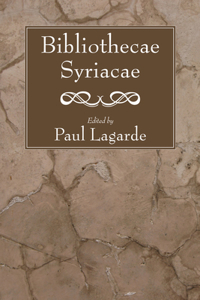Bibliothecae Syriacae