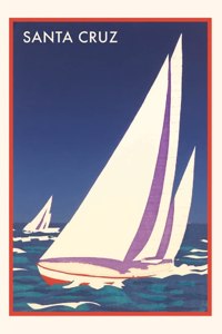 Vintage Journal Racing Sailboats, Santa Cruz, California