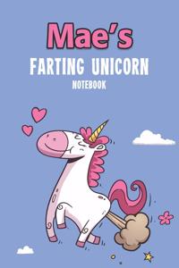 Mae's Farting Unicorn Notebook