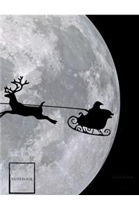 Christmas Time Sketchbook Blank Notebook Drawing Pad